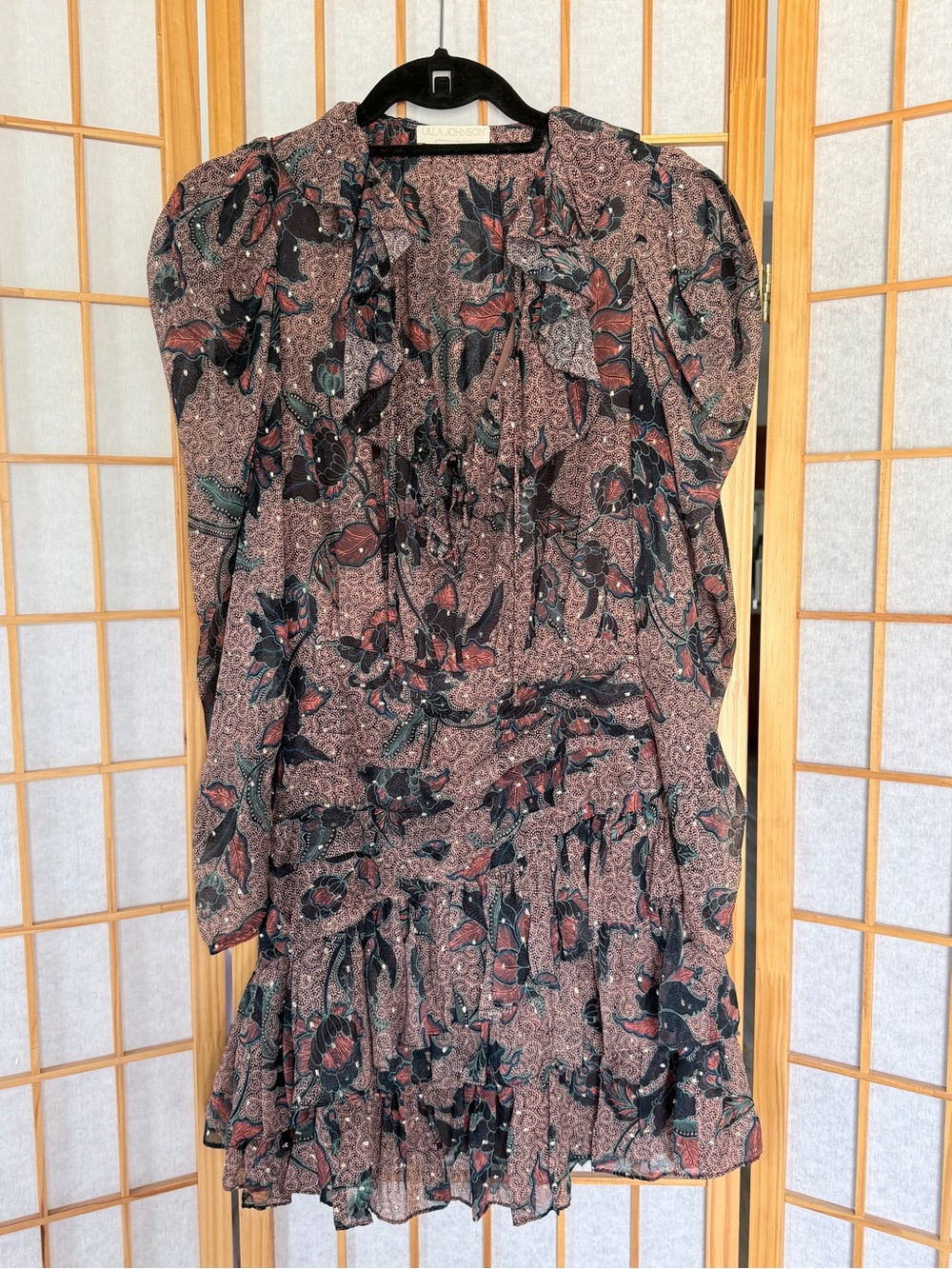 Ulla Johnson Cecily Silk Mini Dress Size 2